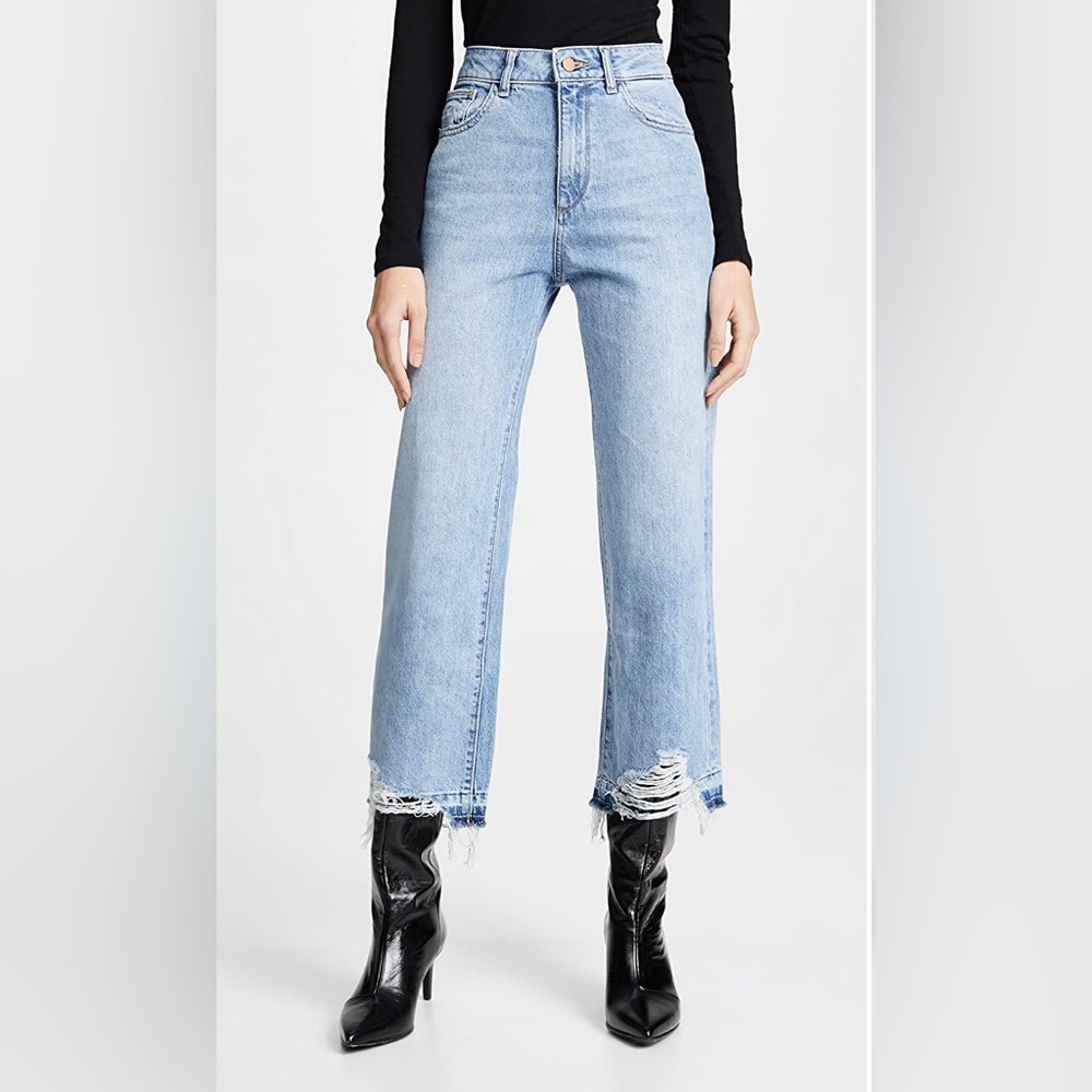 DL1961 Hepburn high rise wide leg jeans